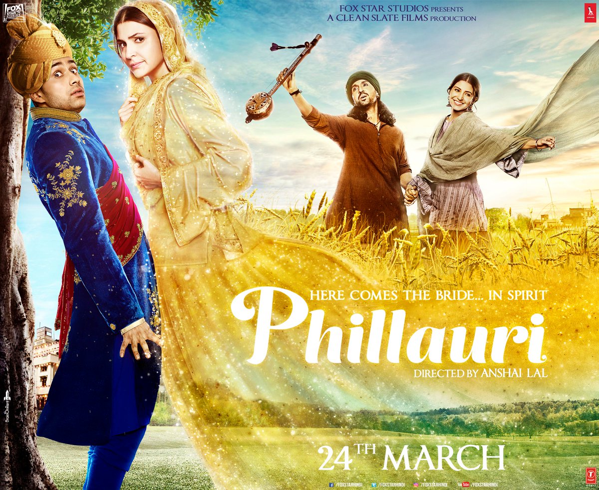 Phillauri is scheduled for release on March 24, 2017.