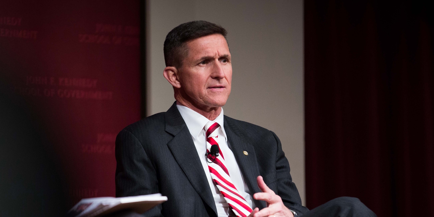 National Security Advisor Michael Flynn (file photo)