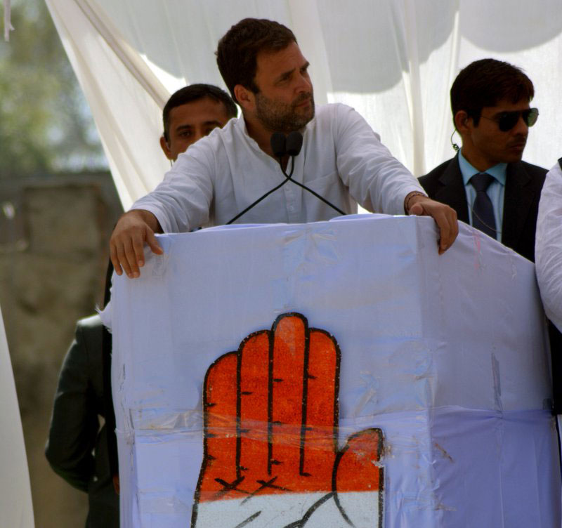 Rahul Gandhi at Amethi