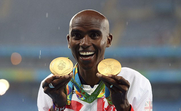 British sprinter Mo Farah