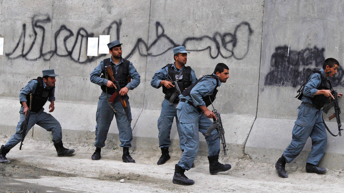 Afghan policemen (File Photo)