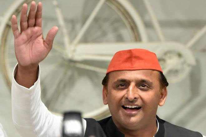 UP CM Akhilesh Yadav in Lucknow 