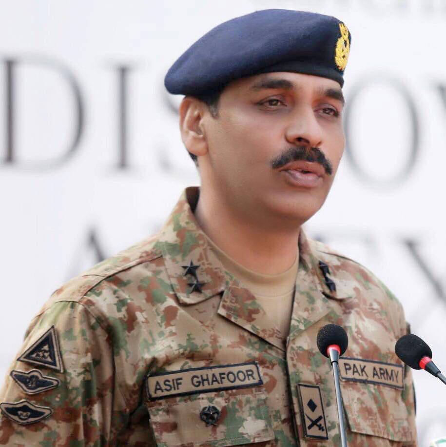 ISPR Director General Major General Asif Ghafoor (File Photo)