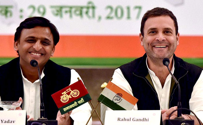 अखिलेश यादव - कांग्रेस उपाध्यक्ष राहुल गांधी