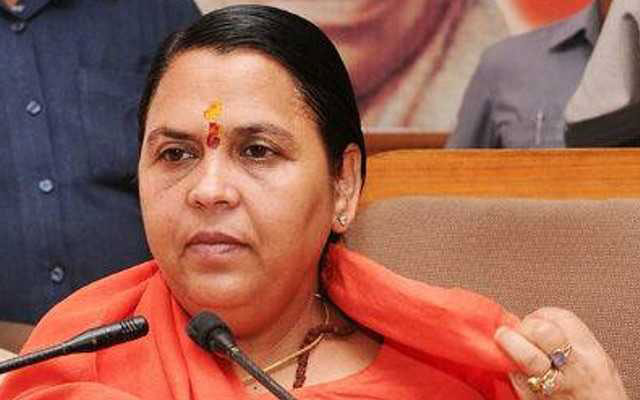 A file photo of Uma Bharti