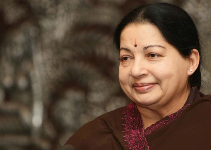 Former Tamil Nadu Chief Minister Jayalalithaa (File Photo)