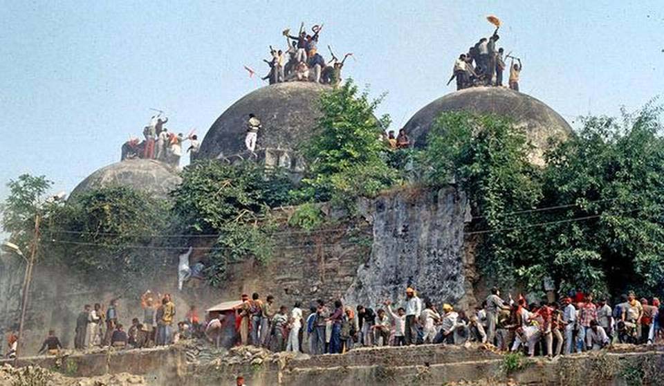 A view of Babri Masjid demolition (File Photo)