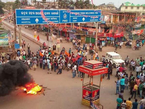 Section 144 has been imposed in Odisha's Bhadrak after protests broke out 