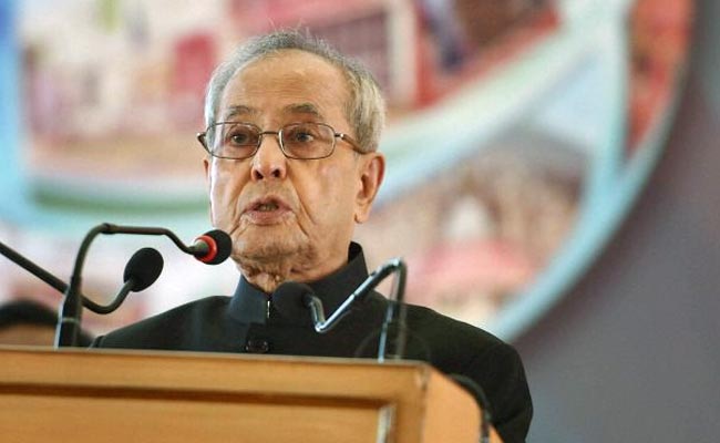 President Pranab Mukherjee 