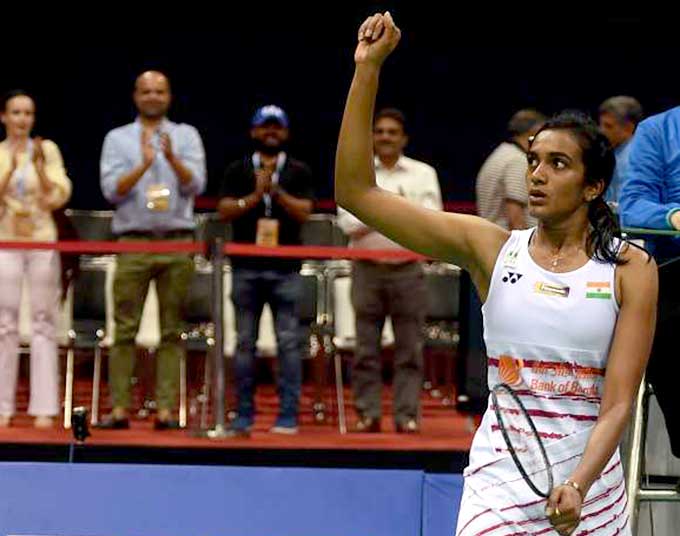 Rio Olympic silver-medalist PV Sindhu 