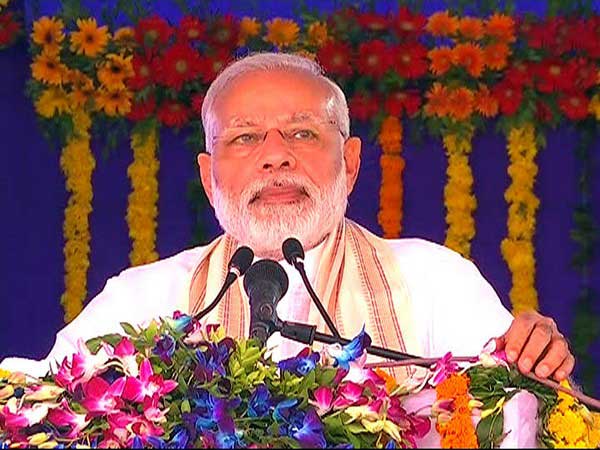 PM Modi at the inauguration ceremony of Kiran Multispeciality Hospital in Surat, Gujarat