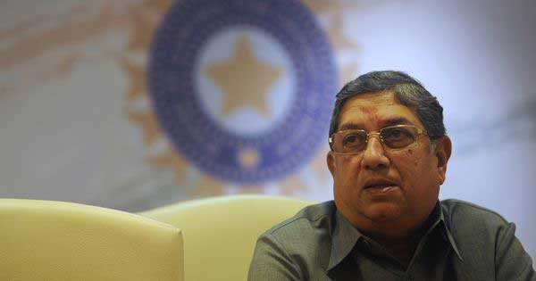 Former BCCI president N. Srinivasan (File Photo)