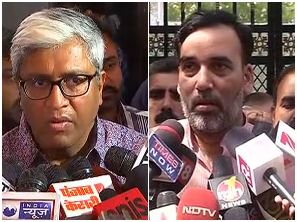 AAP leaders Gopal Rai and Ashutosh