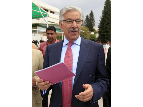 Pakistan Defence minister Khawaja Asif