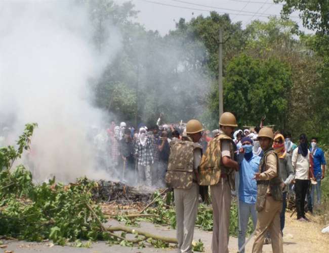 सहारनपुर में फिर जमकर तांडव