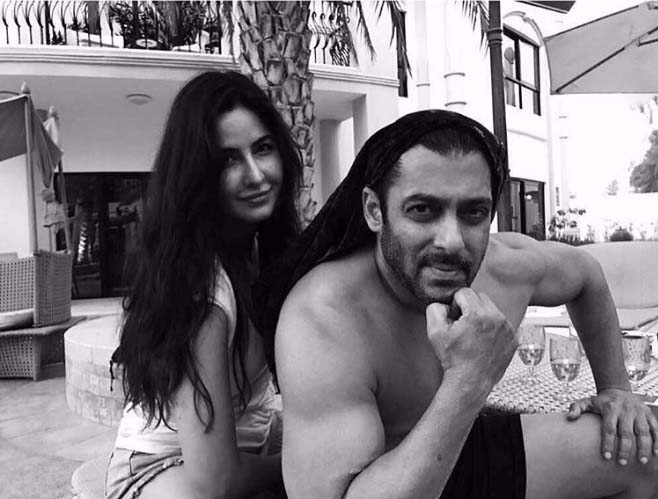 Katrina Kaif with Salman Khan 