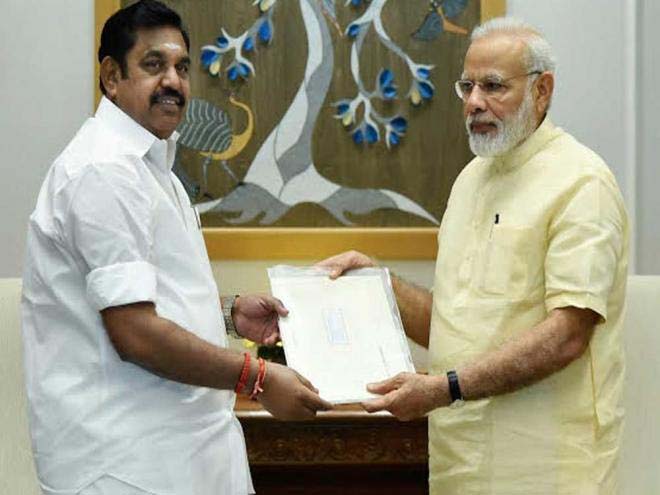 Tamil Nadu CM invites PM Modi