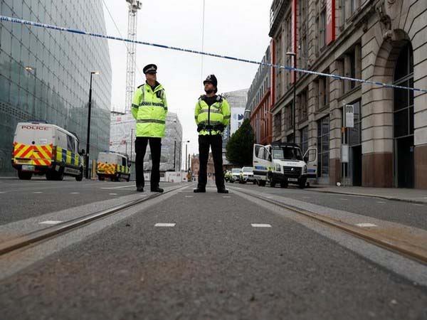 Crime scene of Manchester attack 