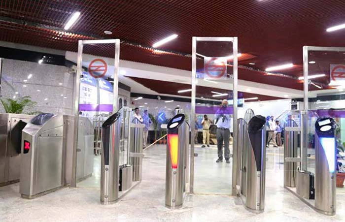 Heritage line metro stations exit gate