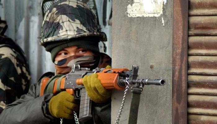 Two militants who were holed up in a house at Sopore (File Photo)