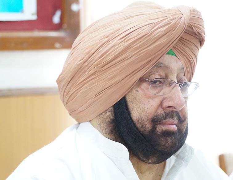 Punjab Chief Minister Amarinder Singh