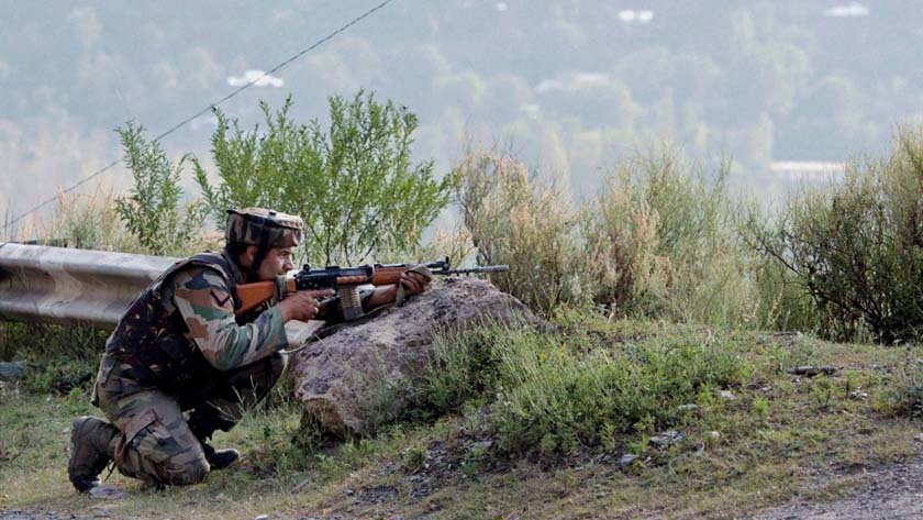 One jawan killed in firing 