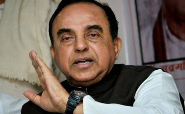 BJP leader Subramanian Swamy