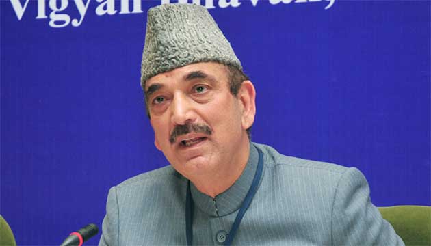  Congress leader Ghulam Nabi Azad