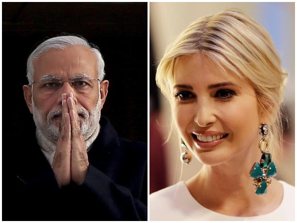 PM Modi and Ivanka Trump