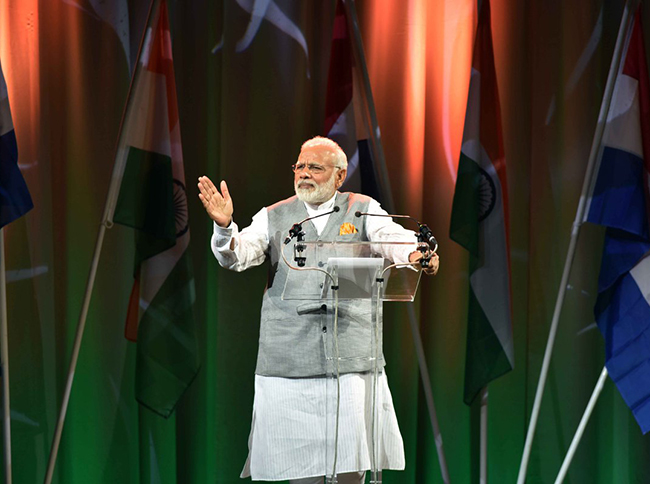 Prime Minister Narendra Modi in Netherlands 