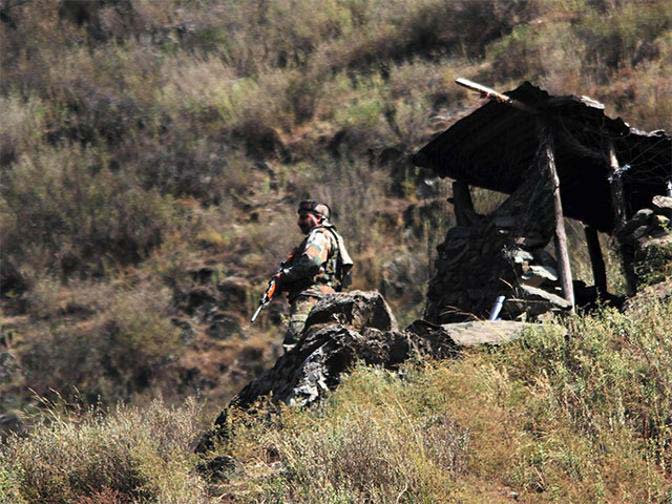 A view of firing along the Line of Control (File Photo)