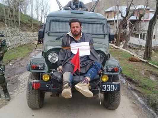 Farooq Ahmad Dar, the Kashmiri who was tied to the jeep as a human shield