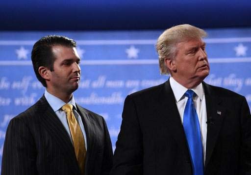 United States President Donald Trump's eldest son Donald Trump Jr.