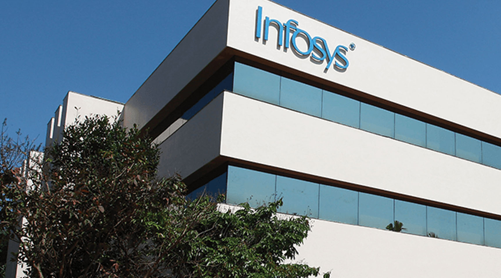 A view of Infosys building 