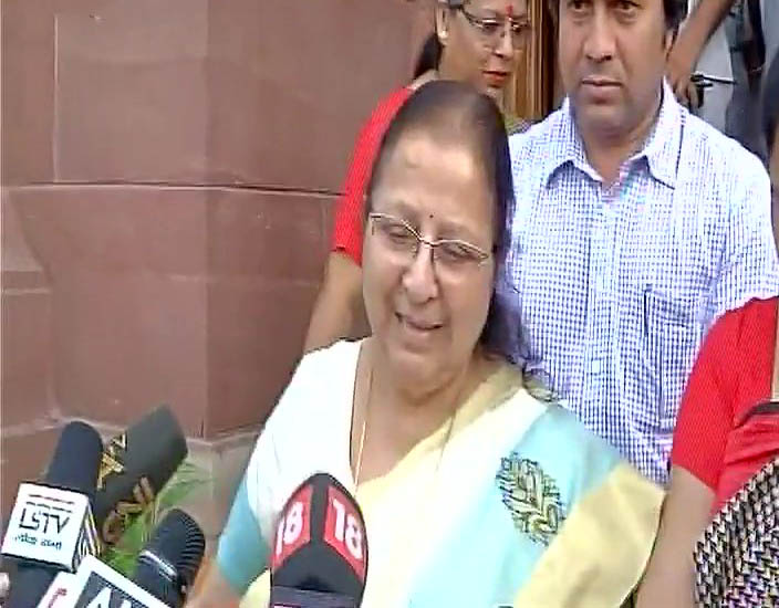 Lok Sabha Speaker Sumitra Mahajan