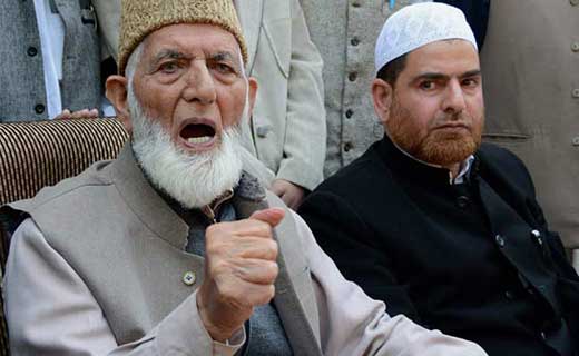  Hurriyat chairman Syed Ali Shah Geelani