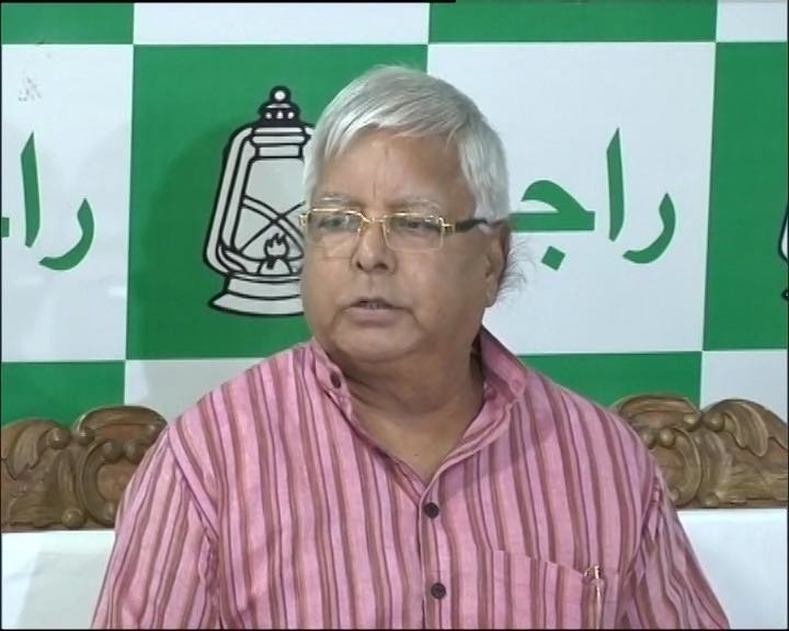 Rashtriya Janata Dal (RJD) supremo Lalu Prasad Yadav 