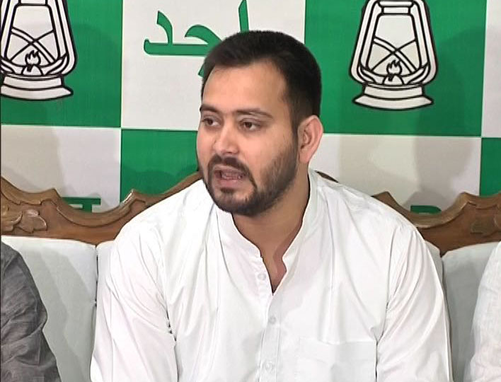 Former deputy chief minister Tejashwi Yadav