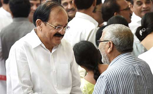 M. Venkaiah Naidu as the 13th  Vice-President