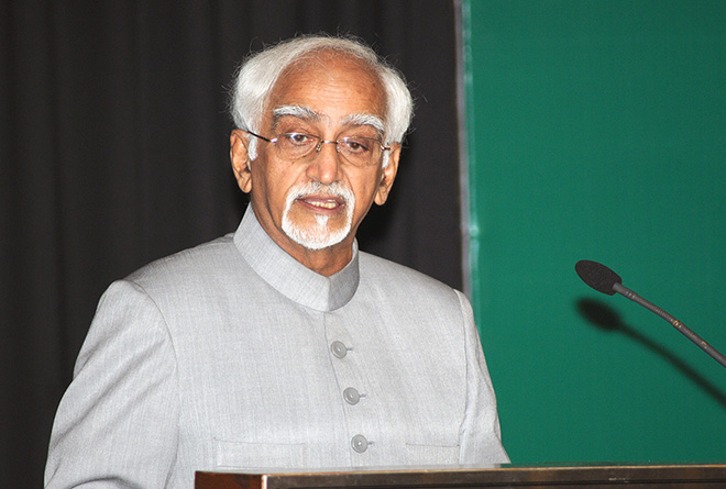 Outgoing vice-president Hamid Ansari (File Photo)