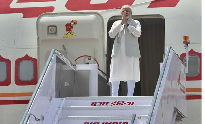 PM Narendra Modi has left for China