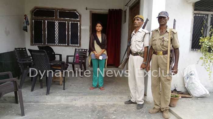  मामले के बाद मौके पर तैनात पुलिस