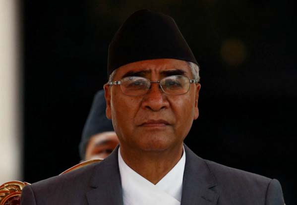 Nepal Prime Minister Sher Bahadur Deuba