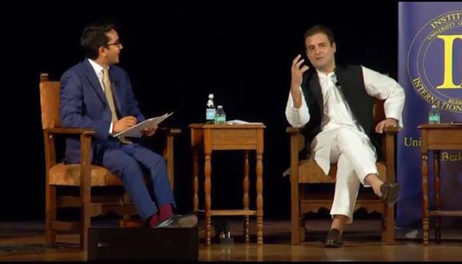 Rahul Gandhi addressed the students of University of California, Berkeley