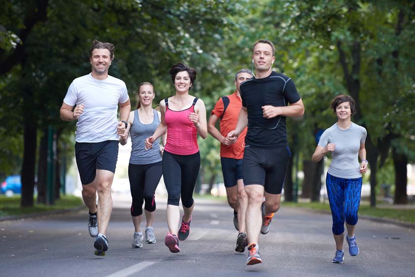 Running in a group may help you to quit smoking (File Photo)