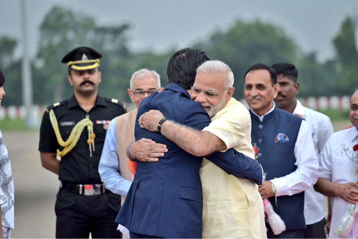 PM Modi with Japan PM Shinzo Abe 