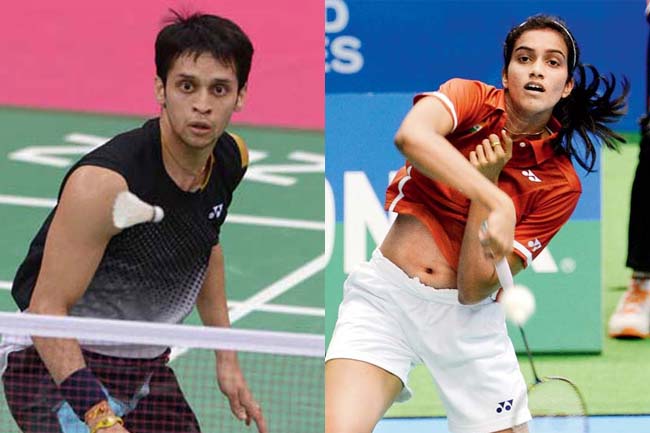 Parupalli Kashyap and PV Sindhu 