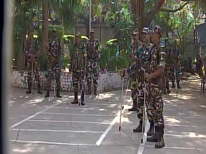 Security forces in Panchkula