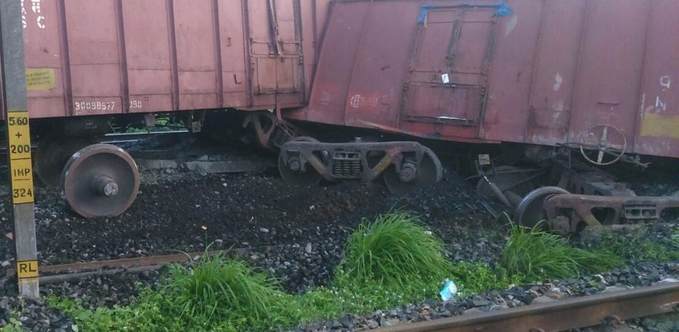 A site of the derailed Train 