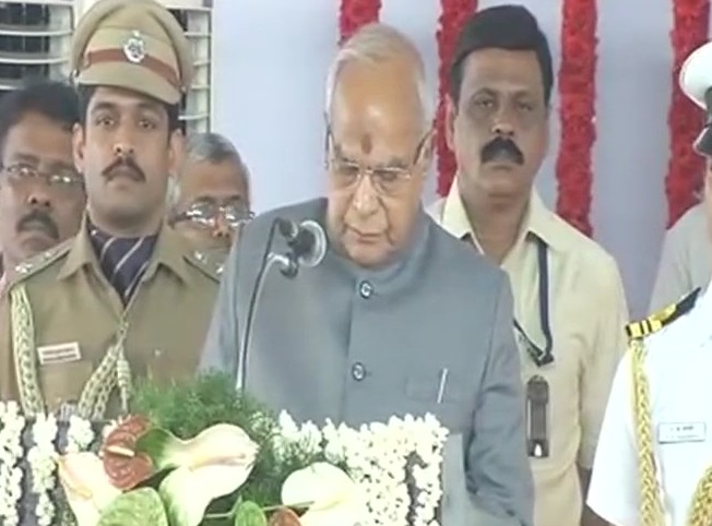 Banwarilal Purohit takes oath as the Governor of Tamil Nadu